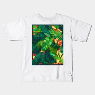 Tropical Leaves Kids T-Shirt